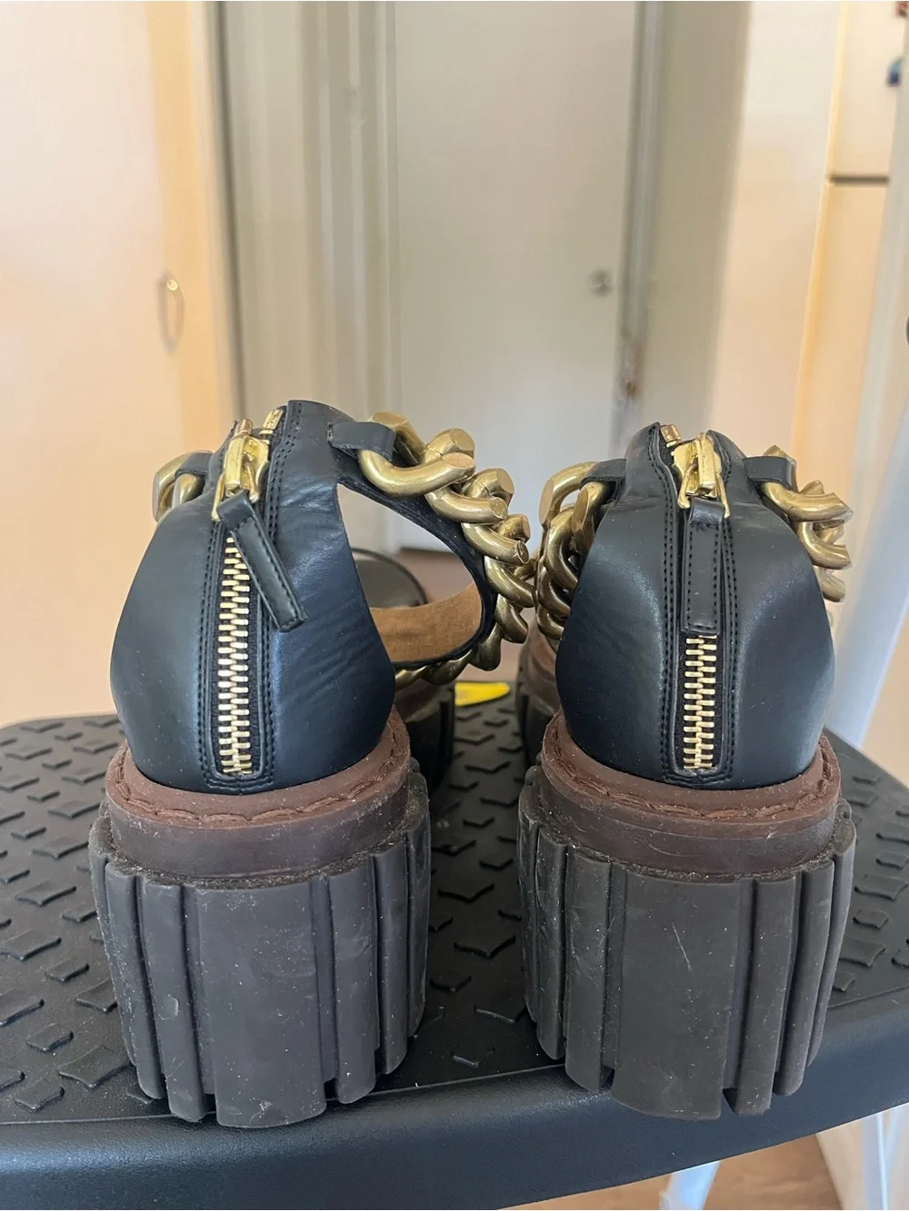 Stella McCartney Chunky Chain Platform Sandals